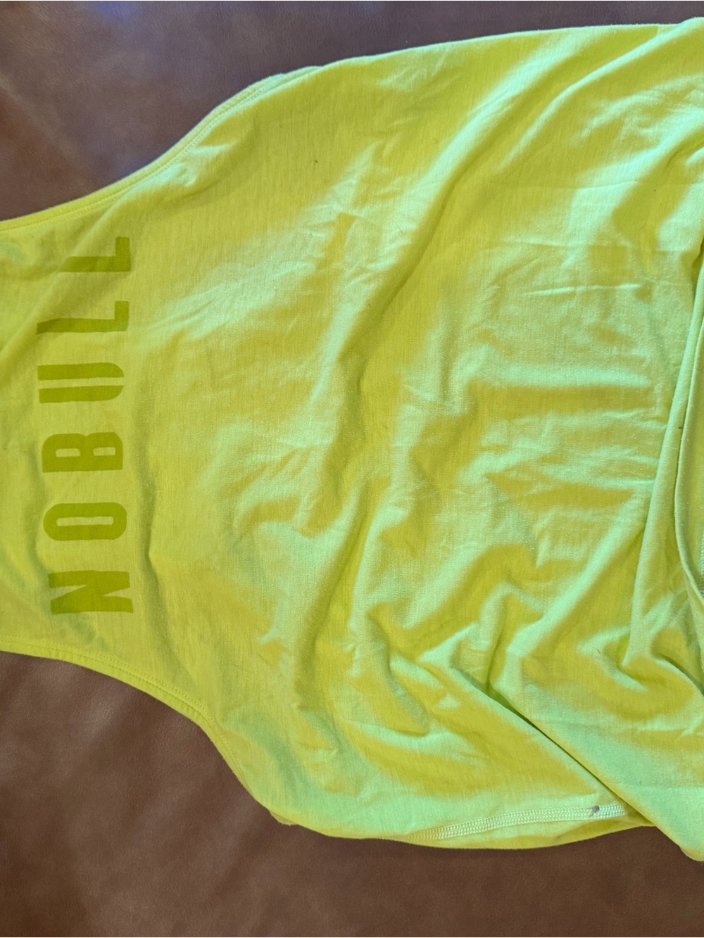 NOBULL Women's Neon Yellow Racerback Tank